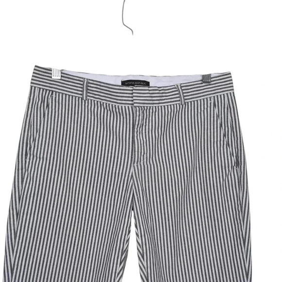 Banana Republic Factory Avery Seesucker Striped Pants Ankle Size 4 - Picture 4 of 11